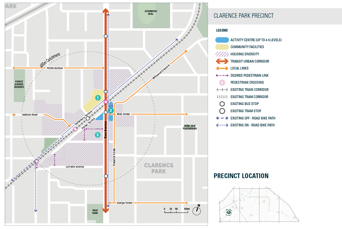 Clarence Park Precinct Map