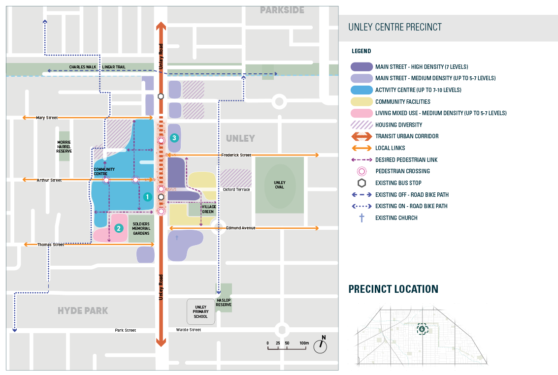 Unley Centre Precinct Map