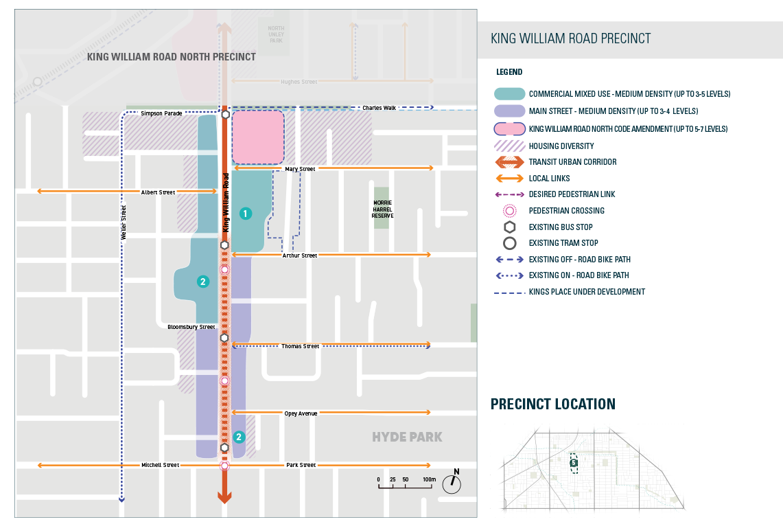 King William Road Precinct Map