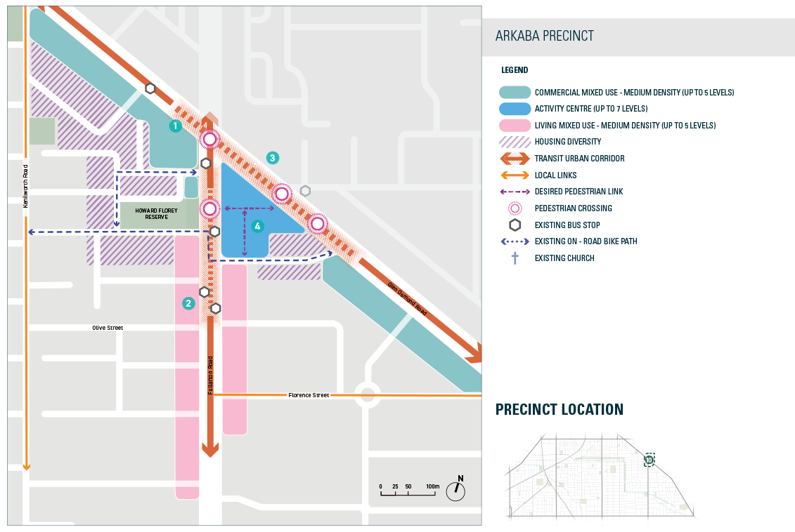 Arkaba Precinct Map