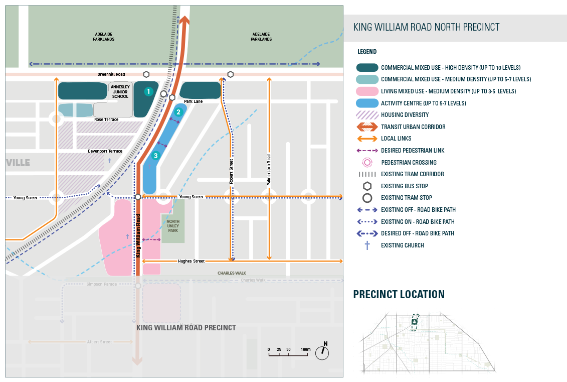 King William Road North Precinct Map