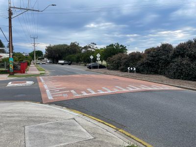 Example raised intersection